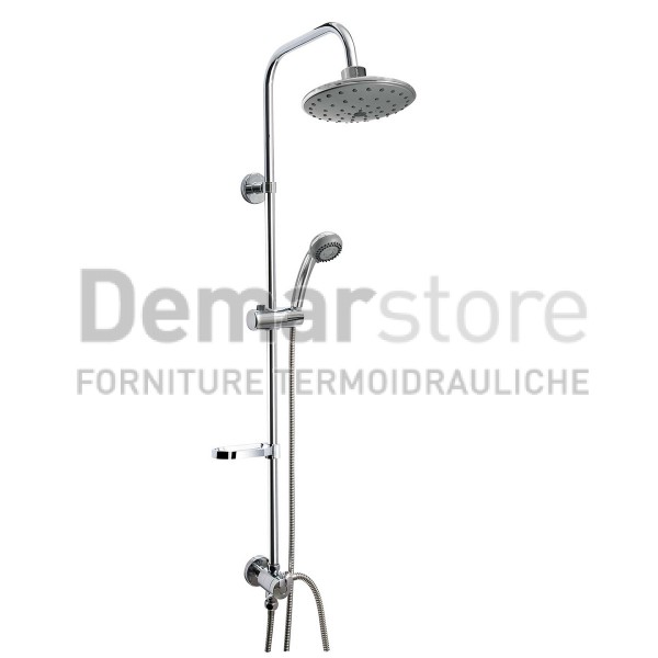 Colonna Doccia CARBONIA con Soffione Tondo D.160mm Colonna Doccia CARBONIA con Soffione Tondo D.160mm