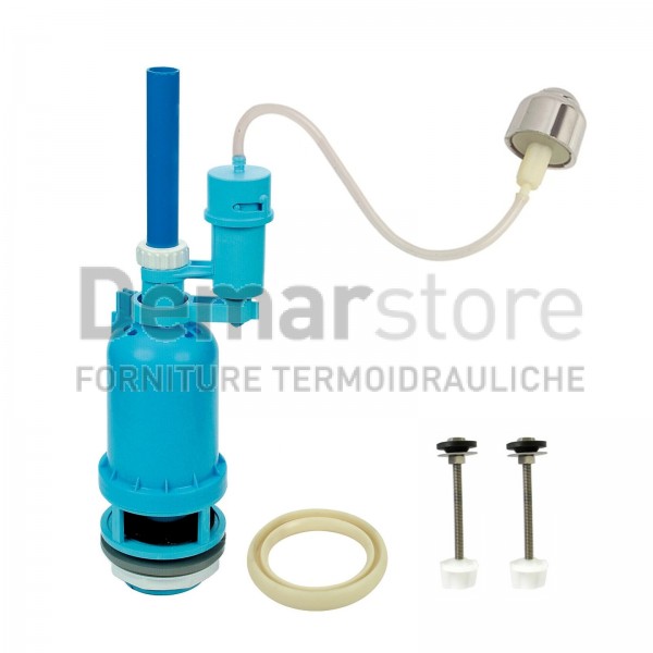 Batteria di Scarico per Cassetta Monoblocco in Ceramica | Pneomatica Singolo Scarico | 130-654 Batteria di Scarico per Cassetta Monoblocco in Ceramica | Pneomatica Singolo Scarico | 130-654
