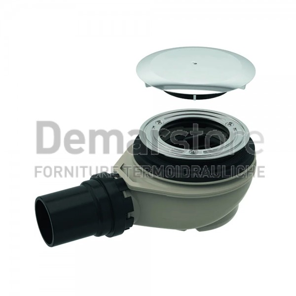 Piletta Doccia Sifonata Geberit con Piattello Cromato Foro Ø 90 mm | 150.552.21.1