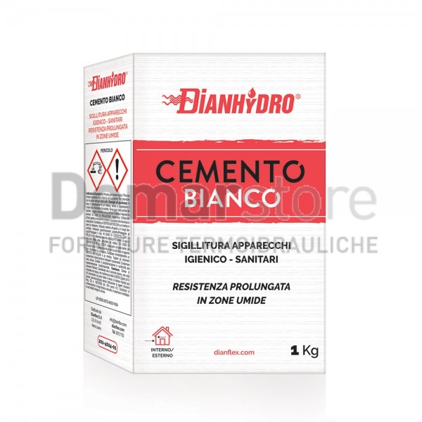 Cemento Bianco ad Alta Resistenza | Confezione 1 kg Cemento Bianco ad Alta Resistenza | Confezione 1 kg