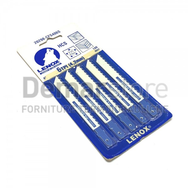 Set 4 Lame per Seghetto Alternativo HCS mm.100 | Legno e PVC
