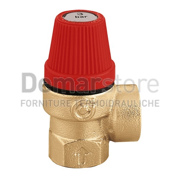 Valvola di Sicurezza CALEFFI Attacco Femmina 1/2" | 6 Bar Valvola di Sicurezza CALEFFI Attacco Femmina 1/2" | 6 Bar