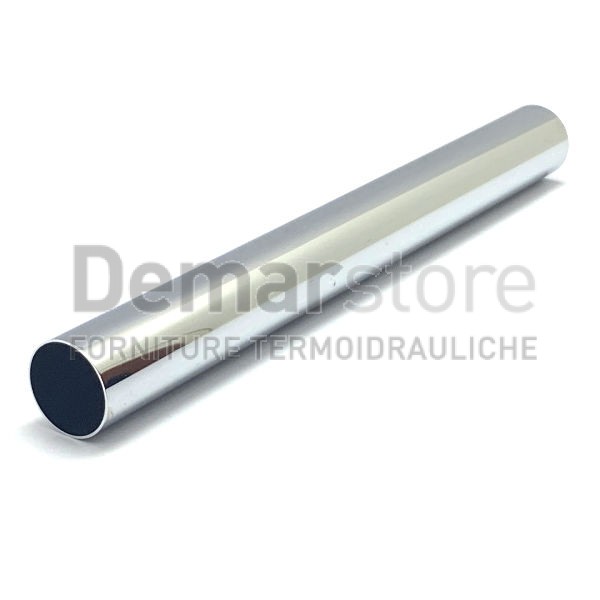 Canotto Diritto Liscio in Ottone Pesante Cromato D.32x300mm Canotto Diritto Liscio in Ottone Pesante Cromato D.32x300mm