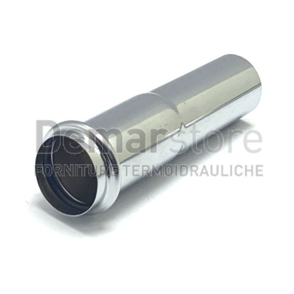 Canotto Telescopico Cromato con O-Ring D.30mm