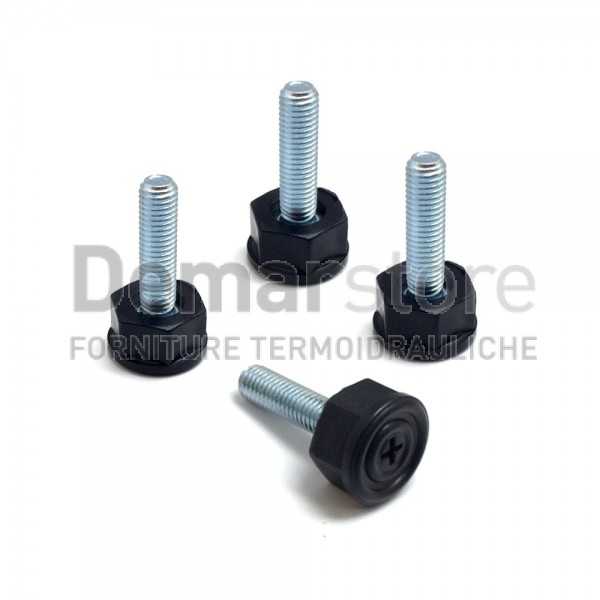 Set 4 Piedi 28-M10-H52-CH24 Thermorossi per H2O 34 | 60005254-4 Set 4 Piedi 28-M10-H52-CH24 Thermorossi per H2O 34 | 60005254-4