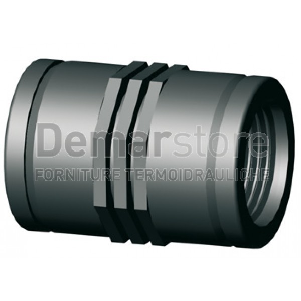 Manicotto in PP filettato FF 1/2" Manicotto in PP filettato FF 1/2"