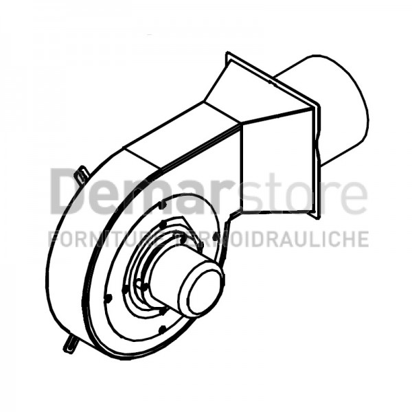 Estrattore Fumi Completo Thermorossi per COMPACT MATIC 32 | 70020513 Estrattore Fumi Completo Thermorossi per COMPACT MATIC 32 | 70020513