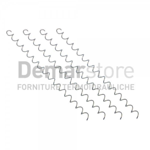 Set 4 Molle Raschiatubi Lunghe Thermorossi per Stufe a Pellet | 70016195-4 Set 4 Molle Raschiatubi Lunghe Thermorossi per Stufe a Pellet | 70016195-4