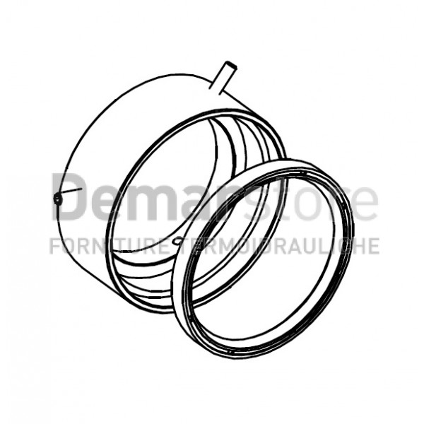 Gruppo Tenuta Tubi Cassetto Cenere Thermorossi per COMPACT MATIC 32-50 | 70017441