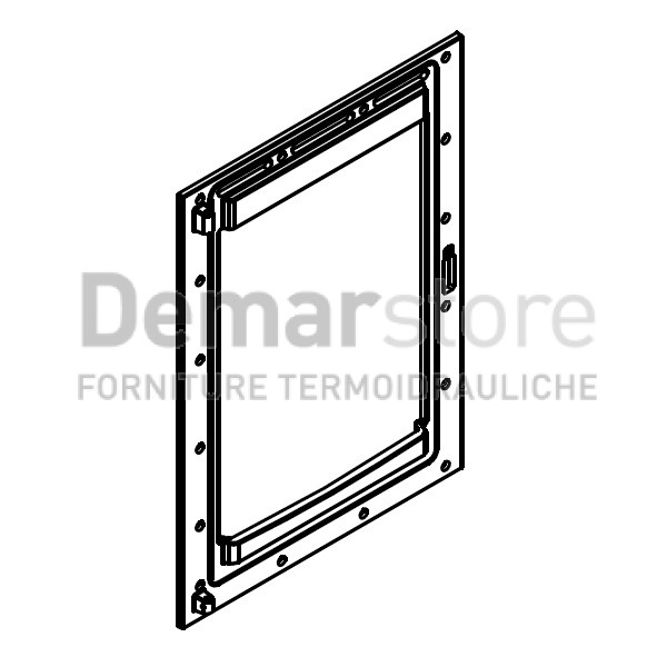 Telaio Porta Thermorossi per H2O e Stufe a Legna | 80011640F Telaio Porta Thermorossi per H2O e Stufe a Legna | 80011640F