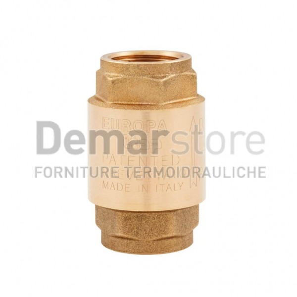 Valvola di Ritegno Europa Diam. 1/2" Valvola di Ritegno Europa Diam. 1/2"