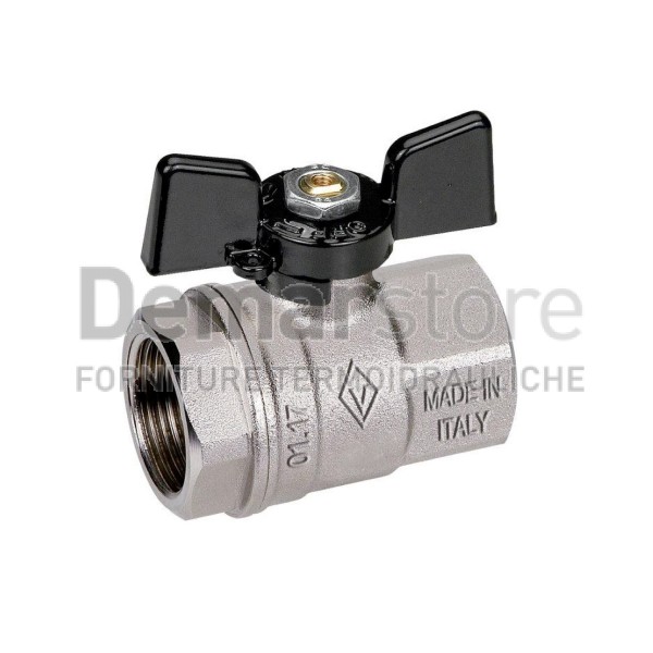 Valvola a Sfera Bugatti con Farfalla FF 1/2" Valvola a Sfera Bugatti con Farfalla FF 1/2"