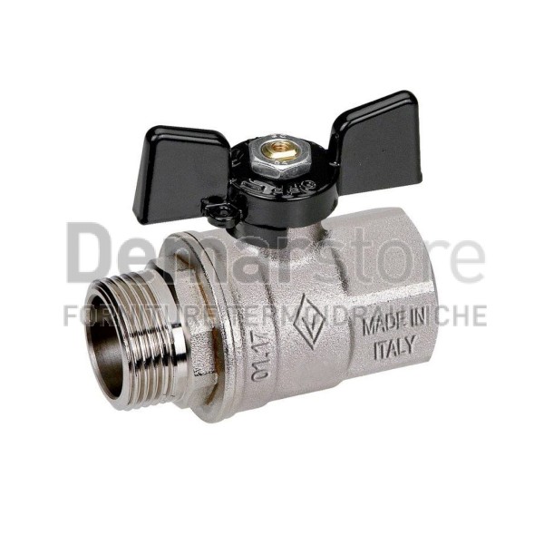 Valvola a Sfera Bugatti con Farfalla MF 3/4" Valvola a Sfera Bugatti con Farfalla MF 3/4"
