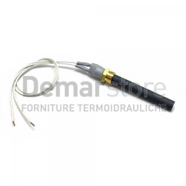 Resistenza Candeletta Stufe a Pellet | Ceramica Forata | M.3/8" | Ø 11,5 | L.94mm | W.300 | Lungh.Tot. 94mm Resistenza Candeletta Stufe a Pellet | Ceramica Forata | M.3/8" | Ø 11,5 | L.94mm | W.300 | Lungh.Tot. 94mm