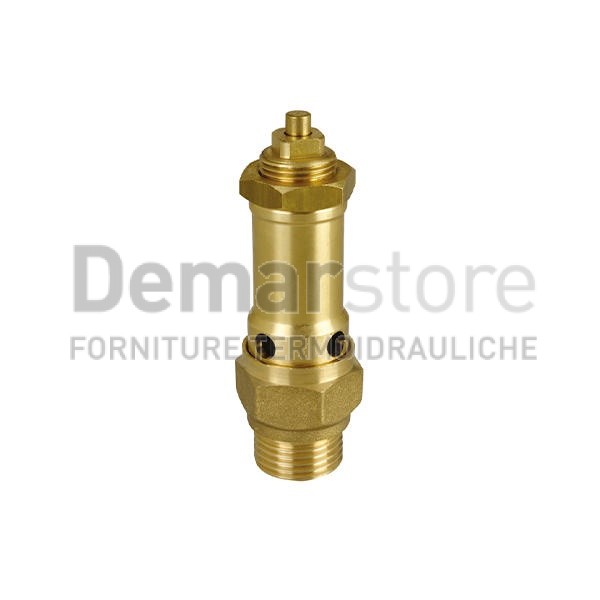 Valvola di Sicurezza per Autoclavi Zincati ad Accumulo M.3/8" Valvola di Sicurezza per Autoclavi Zincati ad Accumulo M.3/8"