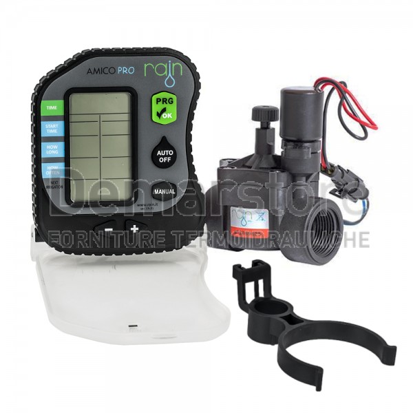 Programmatore a Batterie Rain AMICO PRO 1 + Elettrovalvola 1" | 1 Zona