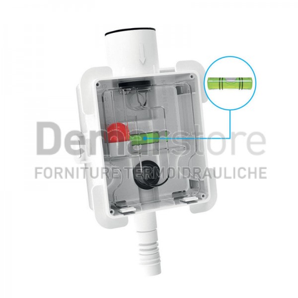Sifone Scarico Condensa | Incasso | Ispezionabile con Coperchio Estetico | REGIO Sifone Scarico Condensa | Incasso | Ispezionabile con Coperchio Estetico | REGIO
