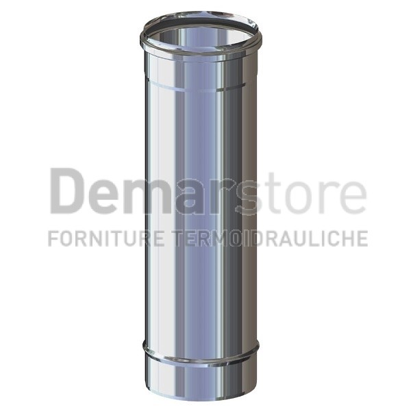 Tubo Acciaio Inox 304 Mono Parete cm. 50 Diam.  140