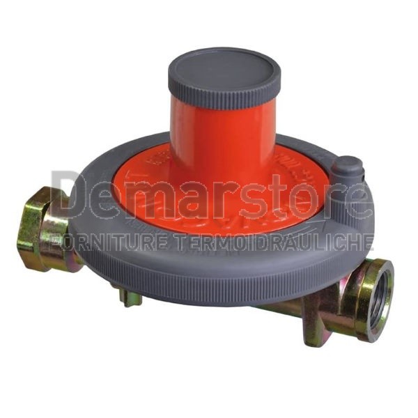 Regolatore GAS Bassa Pressione | 7 kg/h | BP2205G | Attacco 1/4" x 1/2" Regolatore GAS Bassa Pressione | 7 kg/h | BP2205G | Attacco 1/4" x 1/2"