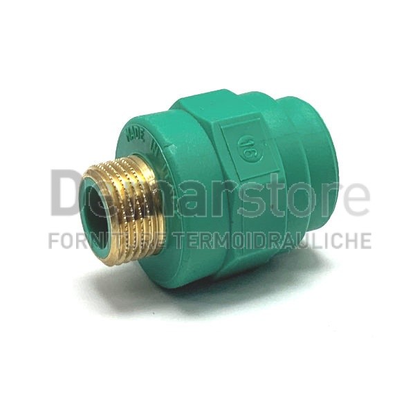 Raccordo in PPR Diritto Maschio Diam. 32x1" Raccordo in PPR Diritto Maschio Diam. 32x1"
