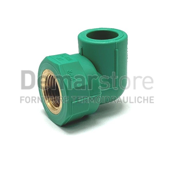 Gomito in PPR Femmina 90° Diam. 32x3/4" Gomito in PPR Femmina 90° Diam. 32x3/4"