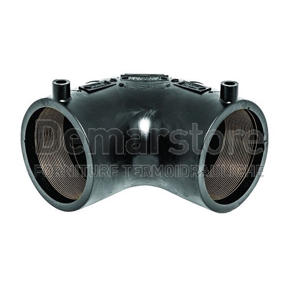 Curva 90° a Saldare per Tubo in Polietilene Gas e Acqua Diam. 40 Curva 90° a Saldare per Tubo in Polietilene Gas e Acqua Diam. 40