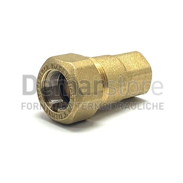 Raccordo Attacco Ferro Diritto Femmina per Tubi Acciaio 1"