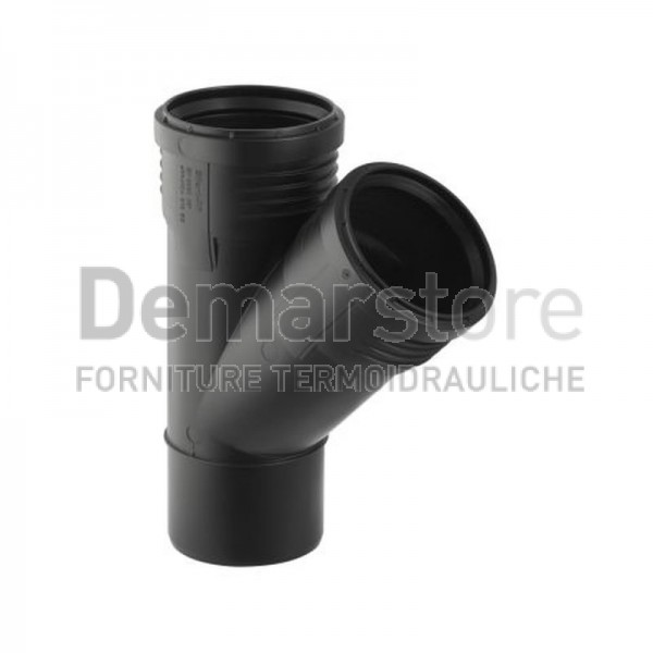 Braga Innesto Geberit SILENT-PP 3 Strati a 45° Diam. 90