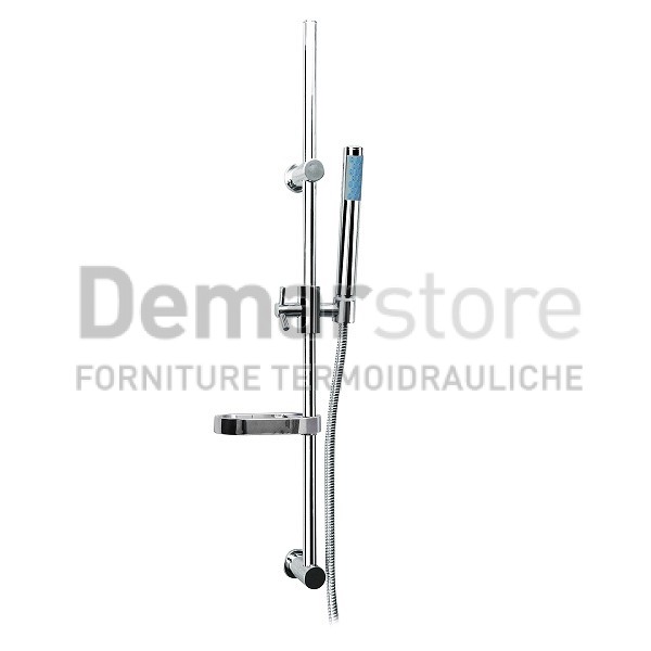 Saliscendi Cromato Interasse Regolabile con Doccetta Tonda | ORISTANO Saliscendi Cromato Interasse Regolabile con Doccetta Tonda | ORISTANO
