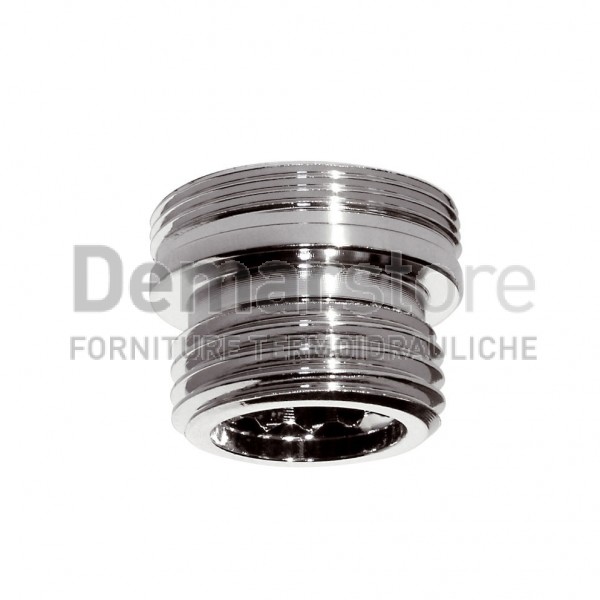 Riduzione per Rubinetti in Ottone Cromato | M24x1 a M.1/2"