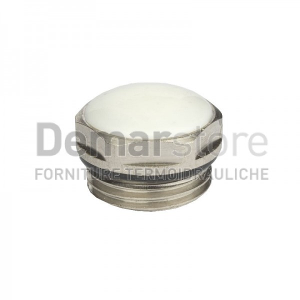 Tappo in Ottone per Radiatori Diam. 3/8" Bianco Tappo in Ottone per Radiatori Diam. 3/8" Bianco