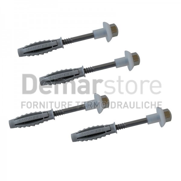Tasselli Fissaggio WC-Bidet a Pavimento M.7 x 80 mm INOX