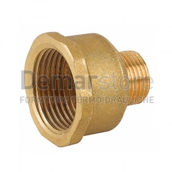 Manicotto Ridotto in Ottone Giallo MF 1/4" x 1/2" Manicotto Ridotto in Ottone Giallo MF 1/4" x 1/2"