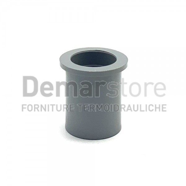 Codolo Grigio PVC ad Incollaggio Diritto con Cartella Diam. 40