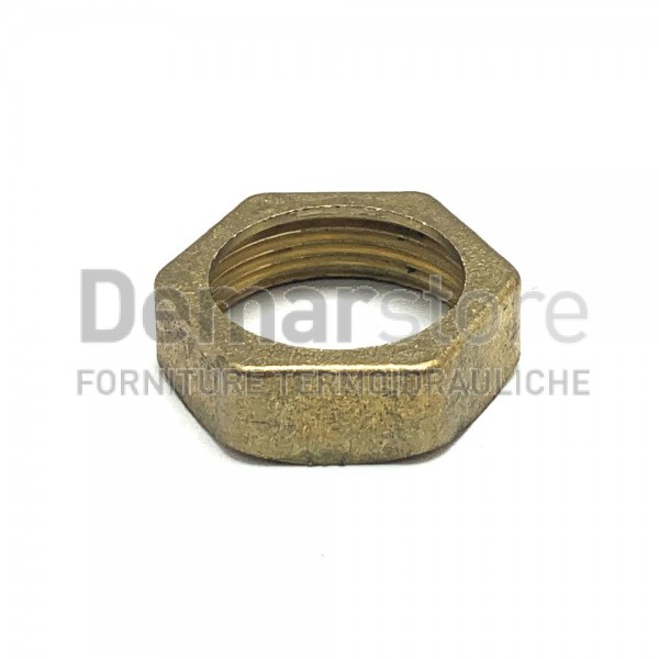 Ghiera in Ottone per Codolo con Cartella Diam. 1"1/4
