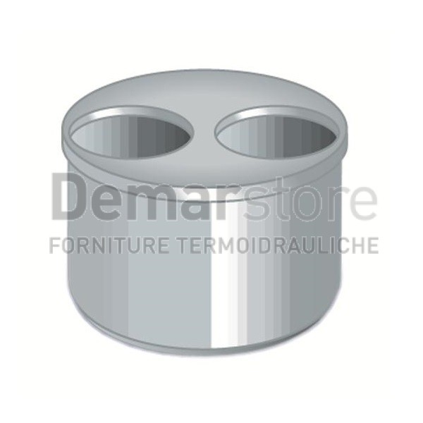 Riduzione a Tampone Grigia PVC ad Incollaggio Diam. 100 x 40 x 40 Riduzione a Tampone Grigia PVC ad Incollaggio Diam. 100 x 40 x 40