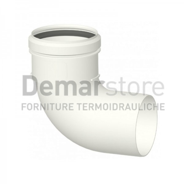 Curva in PPs per Caldaie a Condensazione 90° Diam. 80 Curva in PPs per Caldaie a Condensazione 90° Diam. 80