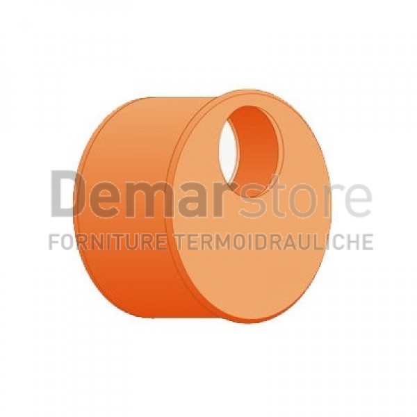 Riduzione a Tampone Arancio PVC Diam. F. 50 x M.100 Eccentrica Riduzione a Tampone Arancio PVC Diam. F. 50 x M.100 Eccentrica
