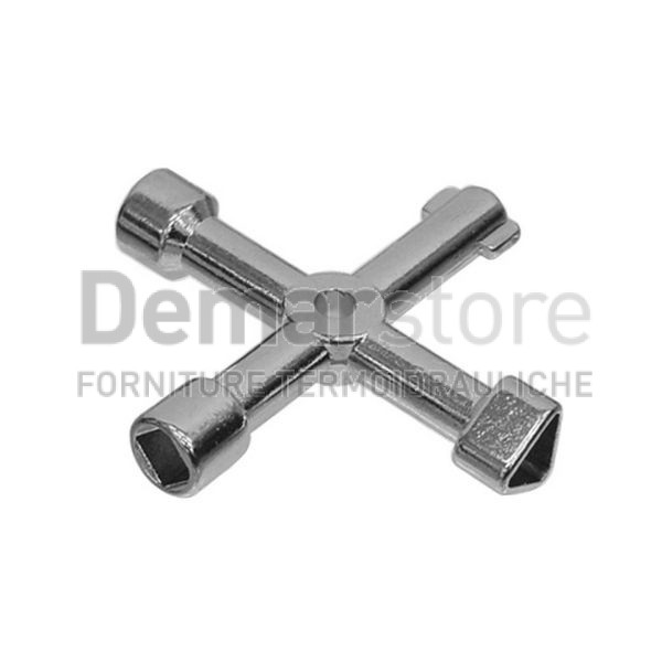 Chiave Universale 4 Profili per Sportelli Acqua e Gas Chiave Universale 4 Profili per Sportelli Acqua e Gas