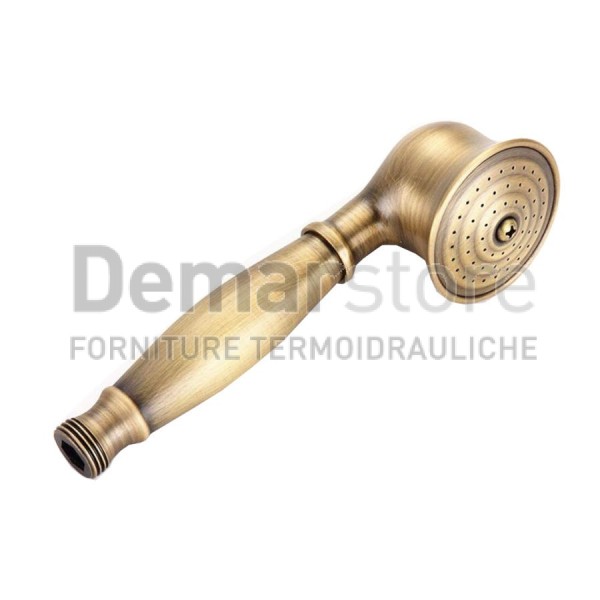 Doccetta Monogetto Stilizzata Tonda Bronzata Doccetta Monogetto Stilizzata Tonda Bronzata