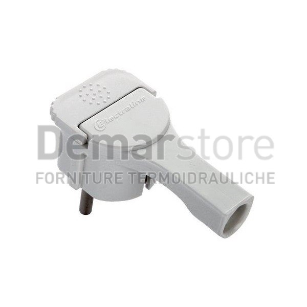 Spina Schuko ad Angolo Extrapiatta 2 Poli + T 16A Spina Schuko ad Angolo Extrapiatta 2 Poli + T 16A