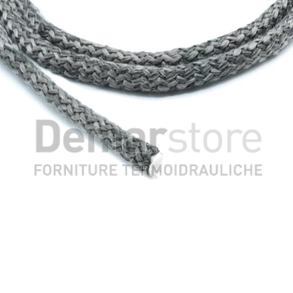 Treccia in Fibra di Vetro "Nera" Tonda ARTICA con Rinforzo Interno Diam. 10 mm "al Metro"