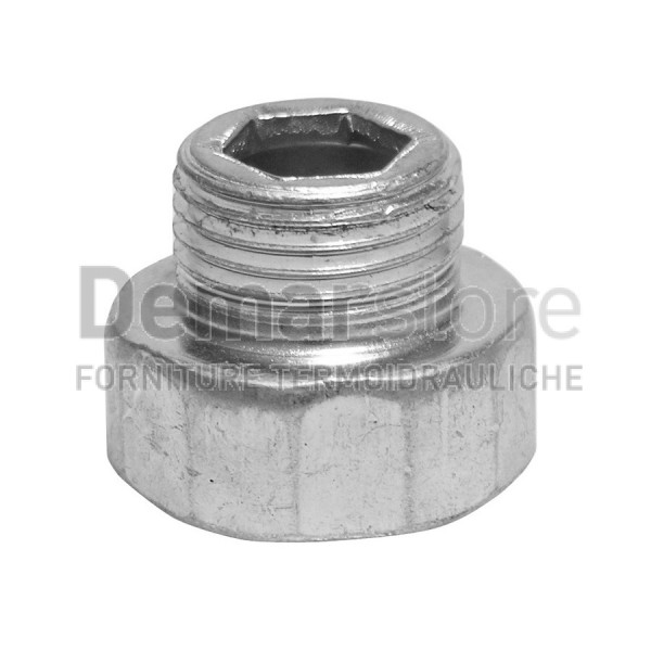 Manicotto Ridotto Acciaio Zincato MF 3/8" x 1/2" Manicotto Ridotto Acciaio Zincato MF 3/8" x 1/2"