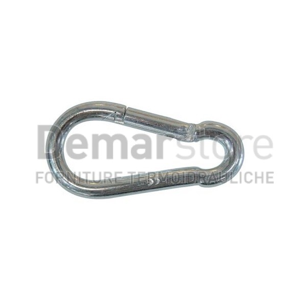 Moschettone di Sicurezza in Acciaio INOX Diam. 8 mm Moschettone di Sicurezza in Acciaio INOX Diam. 8 mm