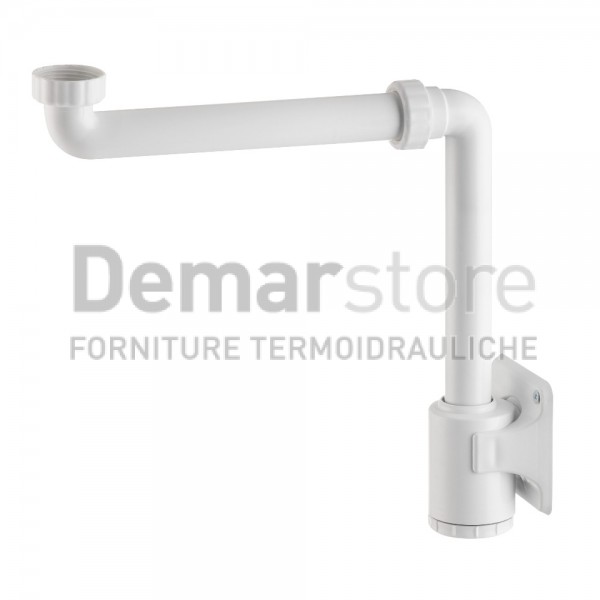 Sifone Lavabo Salvaspazio TEA Attacco 1"1/4 | Bianco Sifone Lavabo Salvaspazio TEA Attacco 1"1/4 | Bianco