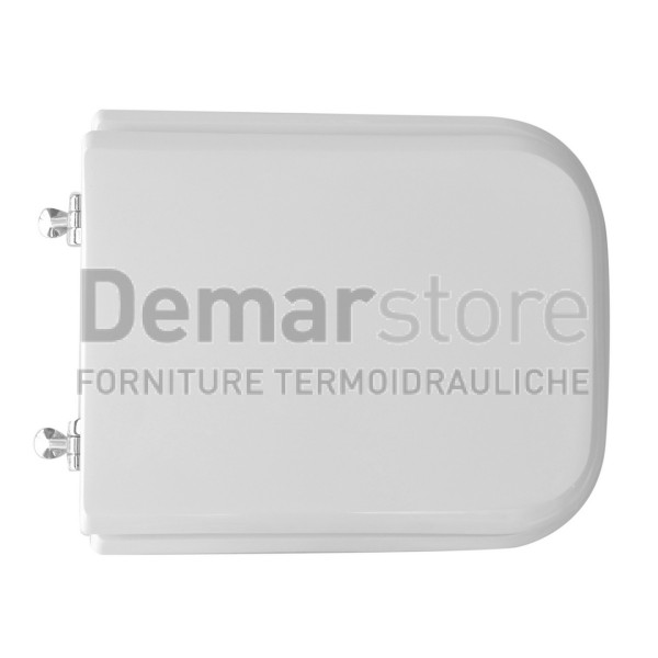 Sedile WC per Vaso in Ceramica | Cerniere Tipo A | Forma 8 | Lungh. 42,0 cm | Largh. 32 cm Sedile WC per Vaso in Ceramica | Cerniere Tipo A | Forma 8 | Lungh. 42,0 cm | Largh. 32 cm