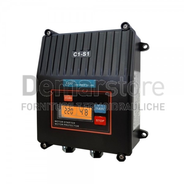 Quadro Elettrico con Display | LEO Pump | 10C1-S1 | 1 Motore | da 0.5 a 3 Hp | 230v.