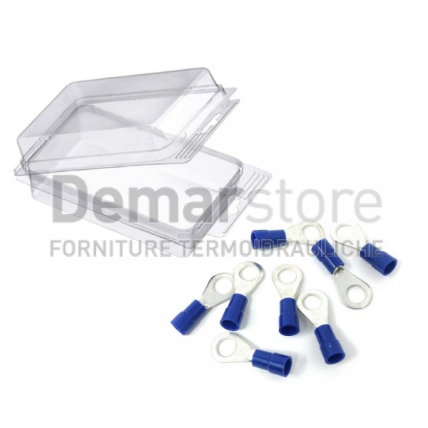 Blister Capicorda Preisolati ad Occhiello | BLU | Pz.10 | M6 Blister Capicorda Preisolati ad Occhiello | BLU | Pz.10 | M6