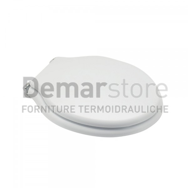 Sedile WC per Vaso in Ceramica | Cerniere Tipo A | Forma 2 | Lungh. 39-44 cm | Largh. 36 cm Sedile WC per Vaso in Ceramica | Cerniere Tipo A | Forma 2 | Lungh. 39-44 cm | Largh. 36 cm