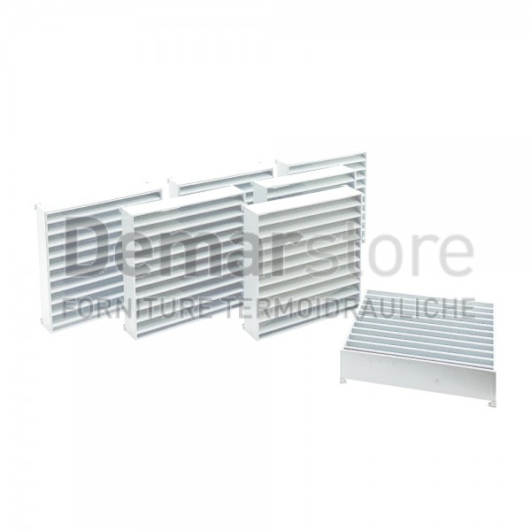 Griglia Quadrotto Eurapo Sigma/Prisma | Bianco 9016 | 110-112-114-216-218 | Pz.7 Griglia Quadrotto Eurapo Sigma/Prisma | Bianco 9016 | 110-112-114-216-218 | Pz.7